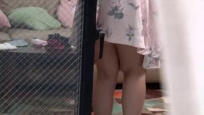 Caught by a Busty Beauty While Peeping Her Change - Part 1 Hot Seduction Story