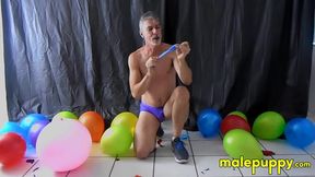 It's time for a special balloon party with horny and hung daddy Richard Lennox