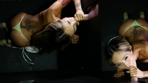Gloryhole Secrets: Naked, Tatted Body in Action