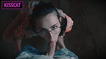 Stranger Ghost Called to Public Fuck Kisscat in an Abandoned House