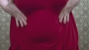 Sexy milf plays with her lactating titties