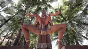 Cowgirl riding with big tits and pierced nipples