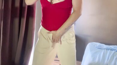 Lonely neighbor spies Latina squirting at window then breaks in for wet mess