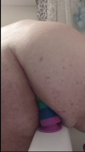 Chubby Sissy Fucks Fat Ass