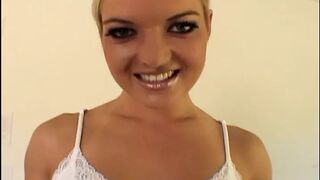 A young and eager skank into a babe tape with Head Deep