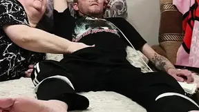 blowjob from a neighbor and cum swallowing