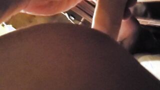 First time having fun with my suction cup sex toy