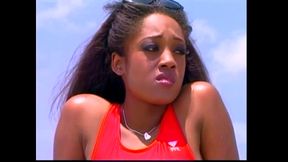 Beautiful Young Black Girl Fucked and Cummed on Big Tits by a Monster Black Cock