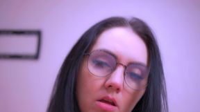 dissolute milf pegging her man s and gets cum.