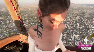 Risky Hot Air Balloon Fuck Above the Majestic Pyramids of Mexico