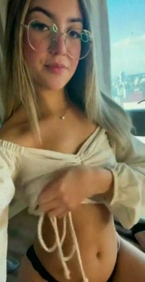 Female Onlyfans Model in Studio