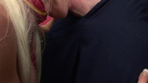she doesn t even have a car, but she brings in her bike for some repairs, and he takes the int