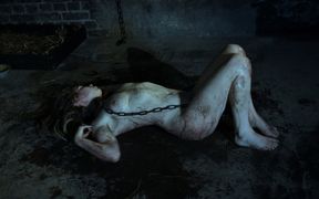 The Countess's Dog Is Fed and Dragged Across the Dungeon Floor