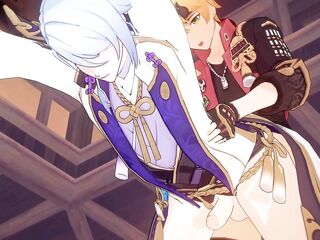Ayato x Thoma Romantic Anal Sex - Genshin Impact Comics Queer