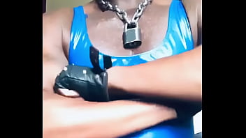 Latex PVC Attired Smoke &amp_ Tit Play