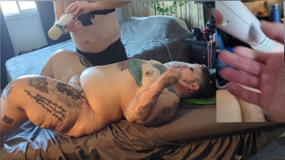 Steamy massage for my bbw babe leads to fingering her before I creampie her with my BWC