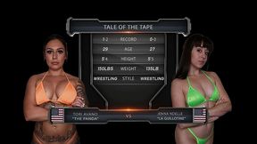 jenna noelle vs tori avano female wrestling