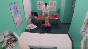 Fake Hospital Sweet Blonde Russian Eats Docs Cum