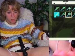 Cute Blonde Masturbates on Webcam with Toy