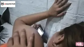 I'M GONNA CUMMM!!! Fucking my StepSister behind while she's watching movie