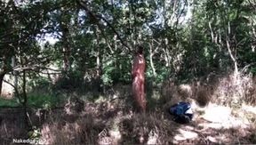 Naked Dude Cruisung in the Woods