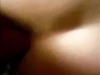 Amelia takes Daddies cock in air constricted butthole