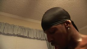 Big ass ebony in fishnets gets banged hard from BBC