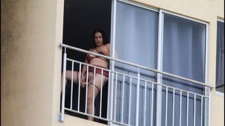 "my neighbor loves to masturbate outdoors - Spanish porn"