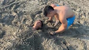Coconut Lotion and a Seaside Handjob from Mitch