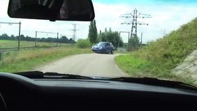 Mature woman finds lucky fuck by the highway