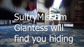 Giantess will find you hiding