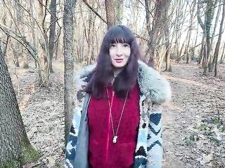 PREGGY gets picked up in the woods by her PRE-BIRTH course instructor