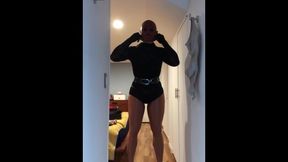 Ms. Black &amp; White (race Change, Female Mask, Unmasking, Pantyhose, Stockings, Trans, Crossdressing)