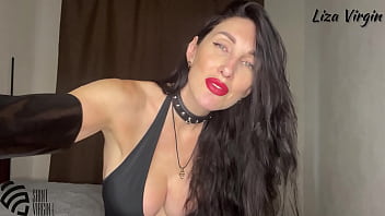 Mistress Liza Virgin humiliates her slave