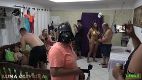 luna oliveira faz a festa e libera geral no baile de halloween - luna oliveira - melissa alecxander - paola gurgel - binho ted - el toro de oro - paty bumbum - fada mel - sandro lima - aniaty barboza