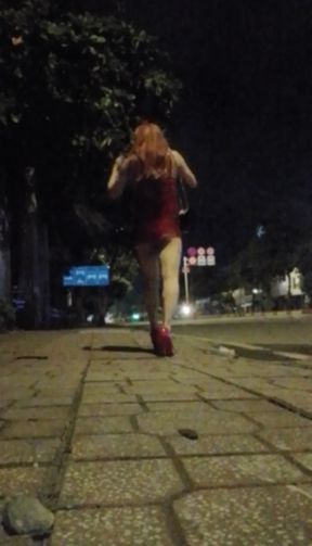 Pretend Whore in Street