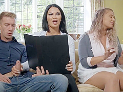 Busty cockhungry MILF cheats on her husband