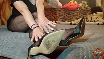 KlaudiaAmberGirl video for leg, high heel and big breast fetishists