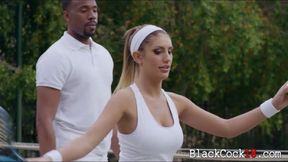 August Ames interracial after playing tennis