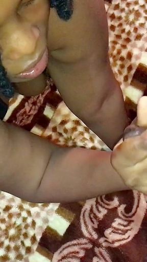 Big Boobs Sucks 6.7inch African Black Dick