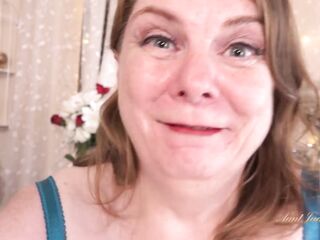 AuntJudysXXX - Your 50yo Busty BBW Step-Aunt Rachel Sucks Your Knob & Lets YOU Screw Her (POV)