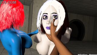 X-Guys FETISH Rogue Futa Mystique and Futa Storm (point of view)