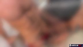 XXL coffee cream cum drip on that big ass latino gay cock