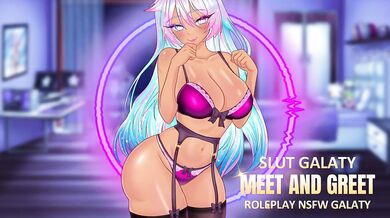 Meet and greet with a slutty vtuber who wants to fuck you creampie