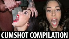 Good Sluts Dont Dodge The Cum - Shaiden Rogue Facial & Cumshot Compilation