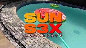 sexo na piscina com os putos suculentos part 1