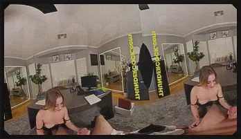 Anna Claire Clouds Explores Her Boss’s Big Cock | POV VR