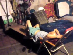 Str8 spy and touching a homeless