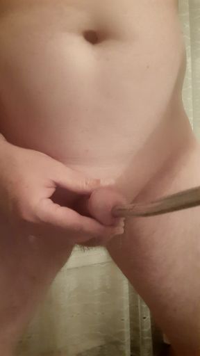 Urethra Sounding and Cum