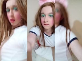 Cute Femboy Pillow Hump Cum Explosion Gushes Wild